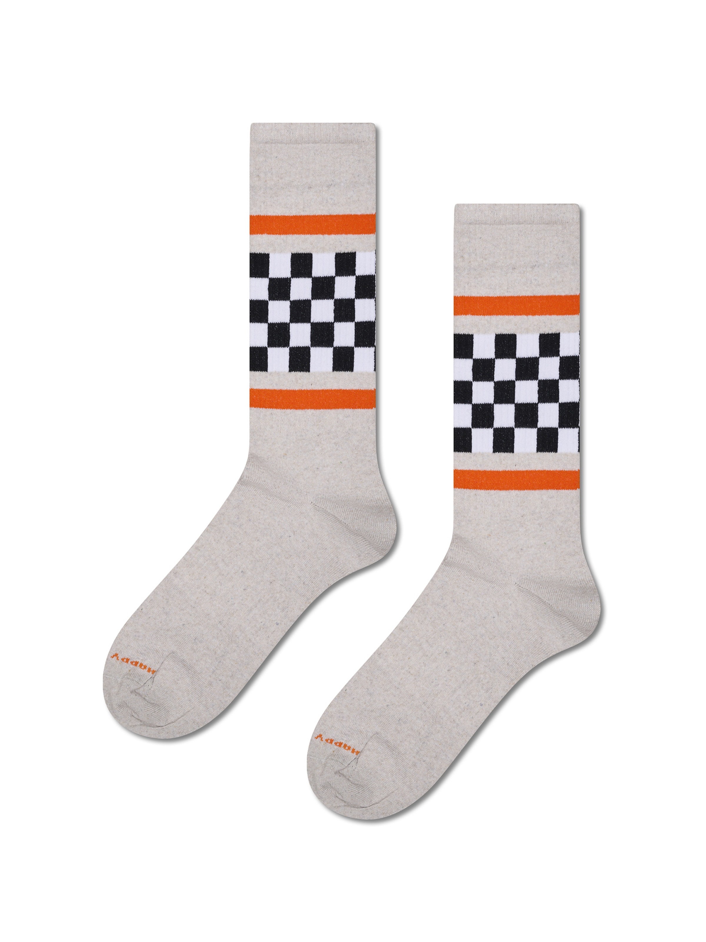 Happy Socks Socken 'Stripes Sneaker' in Weiß