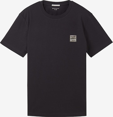 TOM TAILOR T-Shirt in Schwarz: predná strana