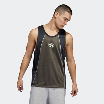 ADIDAS SPORTSWEAR - Camiseta funcional 'Worldwide Hoops Creator 365' en gris: frente