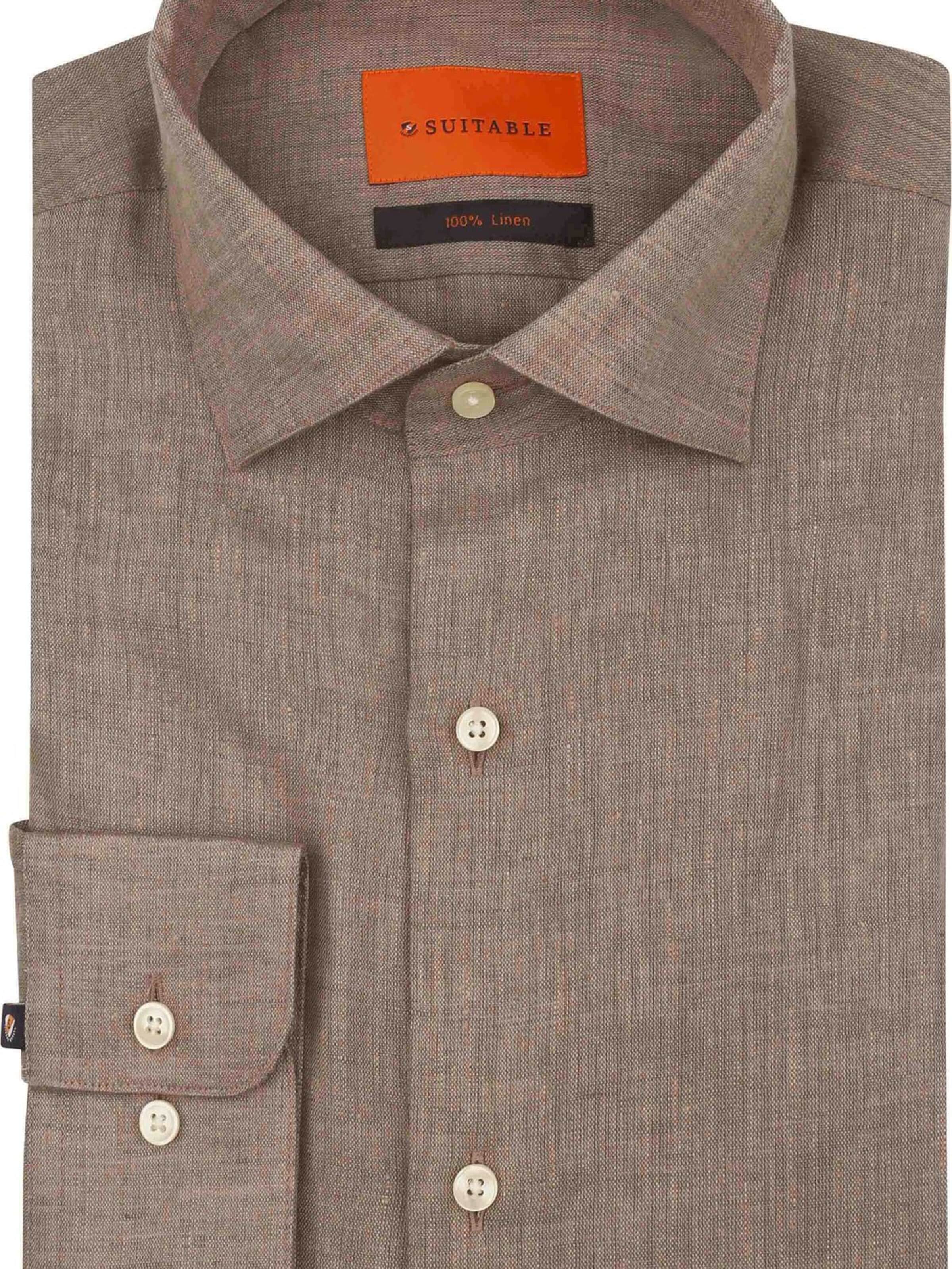 Suitable Comfort Fit Hemd‌ in Grau