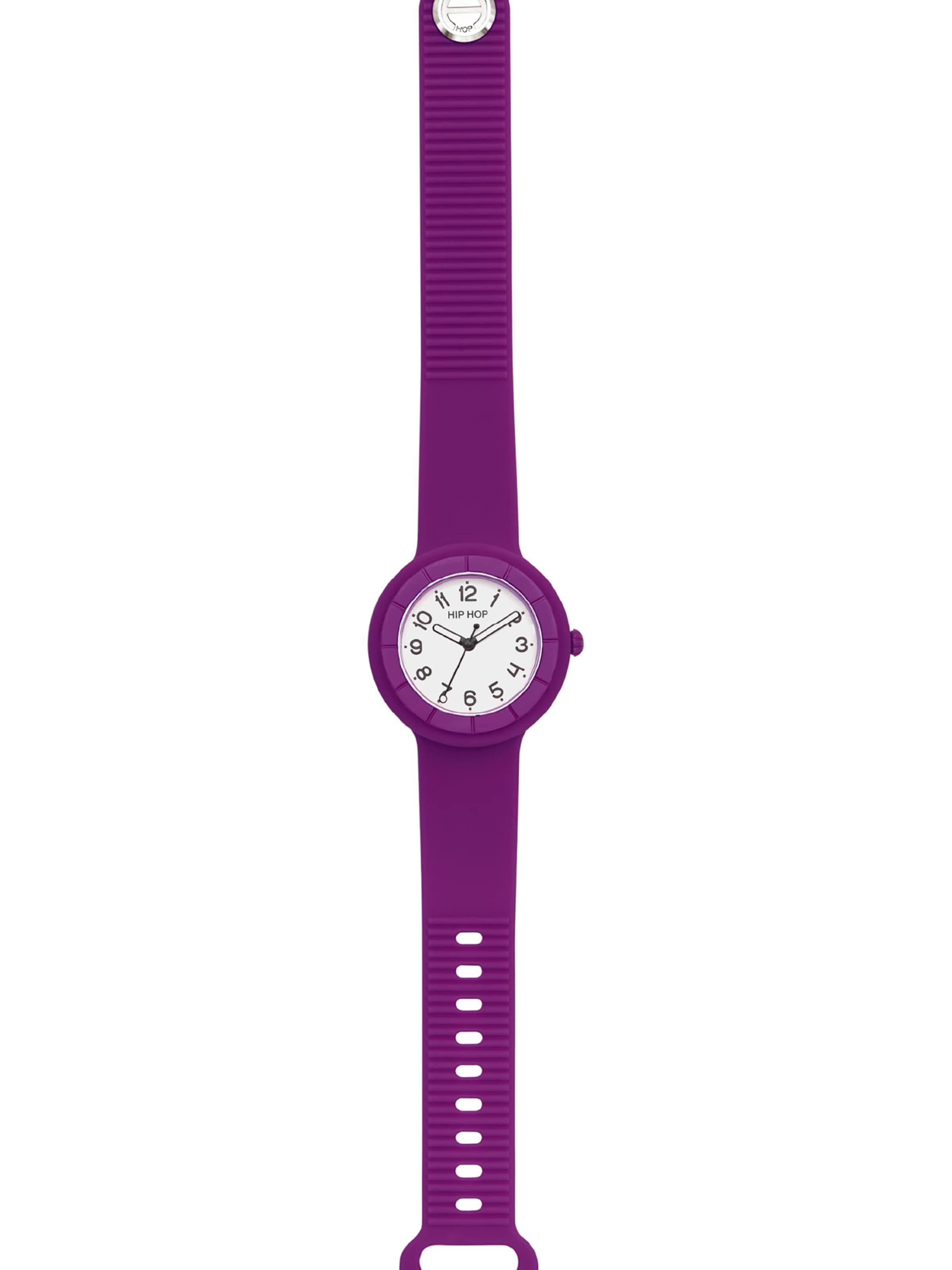 Hip Hop Analog Watch in Purple: front