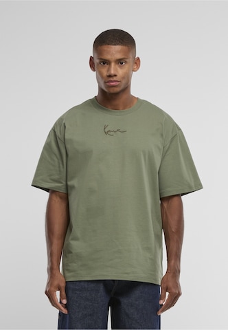 Maglietta 'Essential' di Karl Kani in verde: frontale