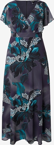 Robe de soirée Ulla Popken en bleu : devant