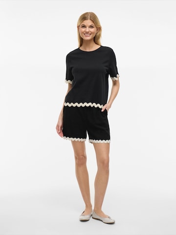 VILA Tričko 'VICalisa' - Čierna