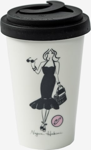 Tasse NJ Fashion Illustration en blanc : devant