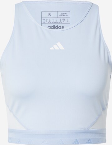 ADIDAS PERFORMANCE Sports Top 'Hyperglam' in Blue: front