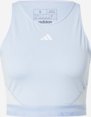 ADIDAS PERFORMANCE Sporttop 'Aeroready Hyperglam ' in Blauw: voorkant