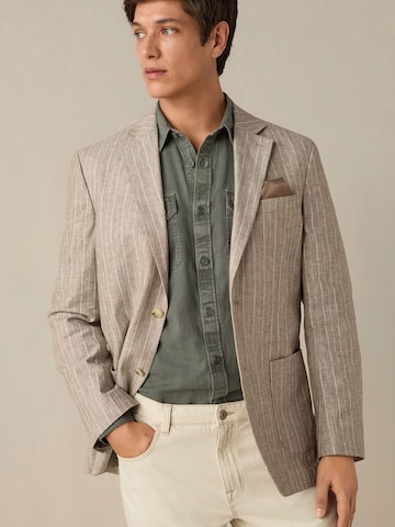 Next Regular fit Suit Jacket in Beige: front