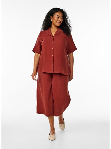 Largi Pantaloni 'Vvivu' de la Zizzi pe roșu