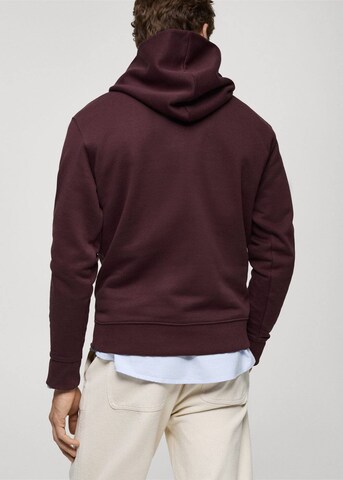 MANGO MAN Sweatshirt 'Bono' in Red