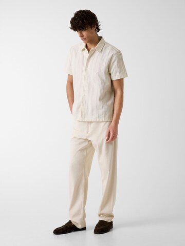 GUESS Regular fit Button Up Shirt in Beige: front