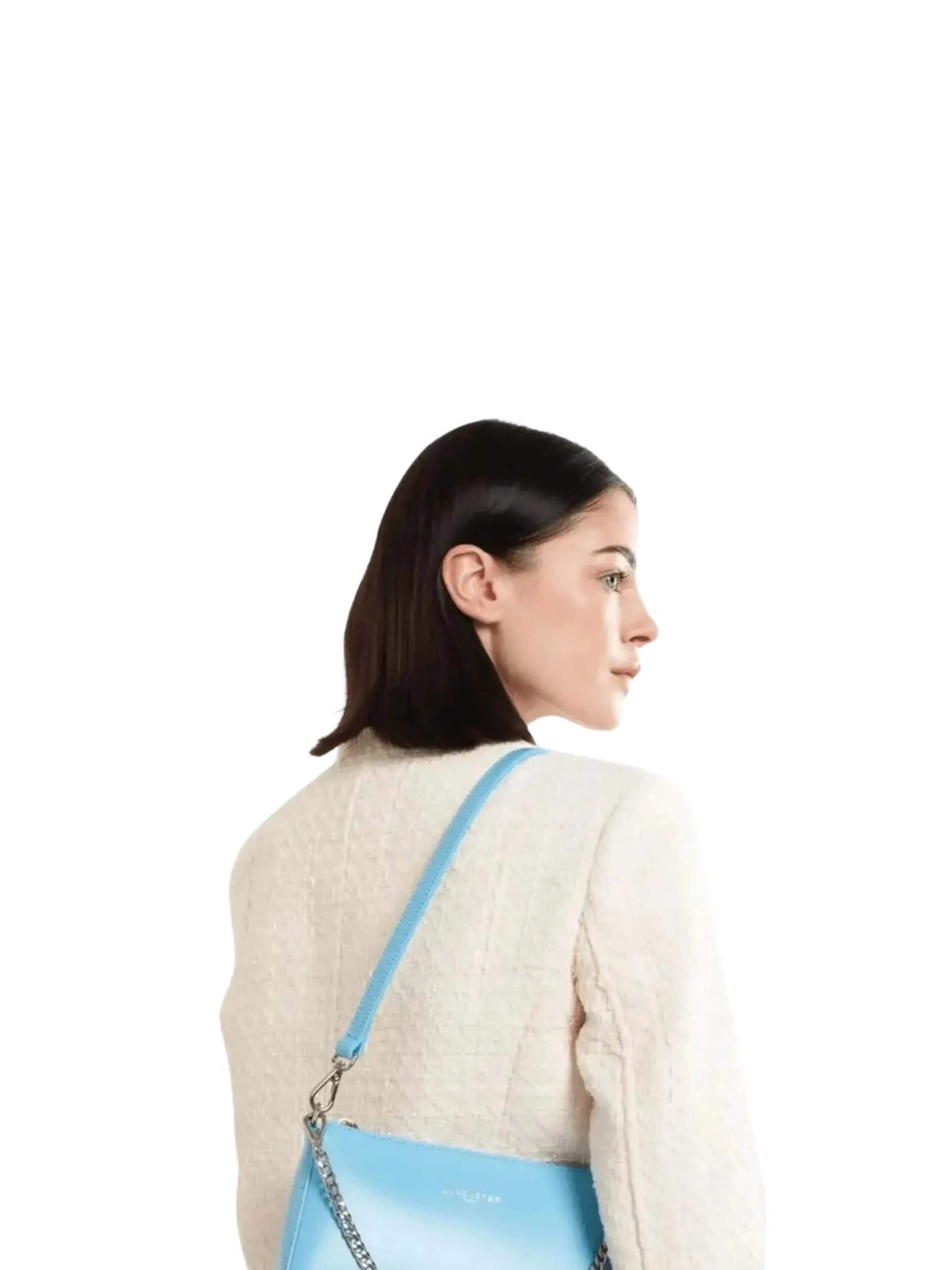 Sac bandoulière 'Lancaster Sac trotteur Zippée Suave Even Bleuatoll' LANCASTER Paris en bleu