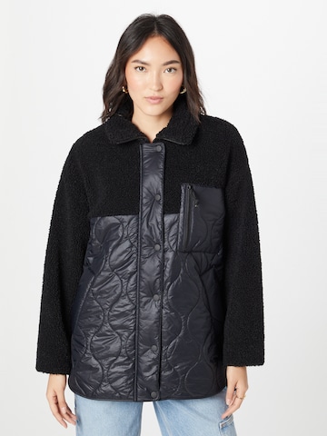 Veste mi-saison Monki en noir : devant