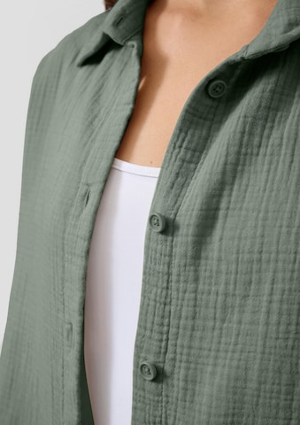 QS Bluse in Grün