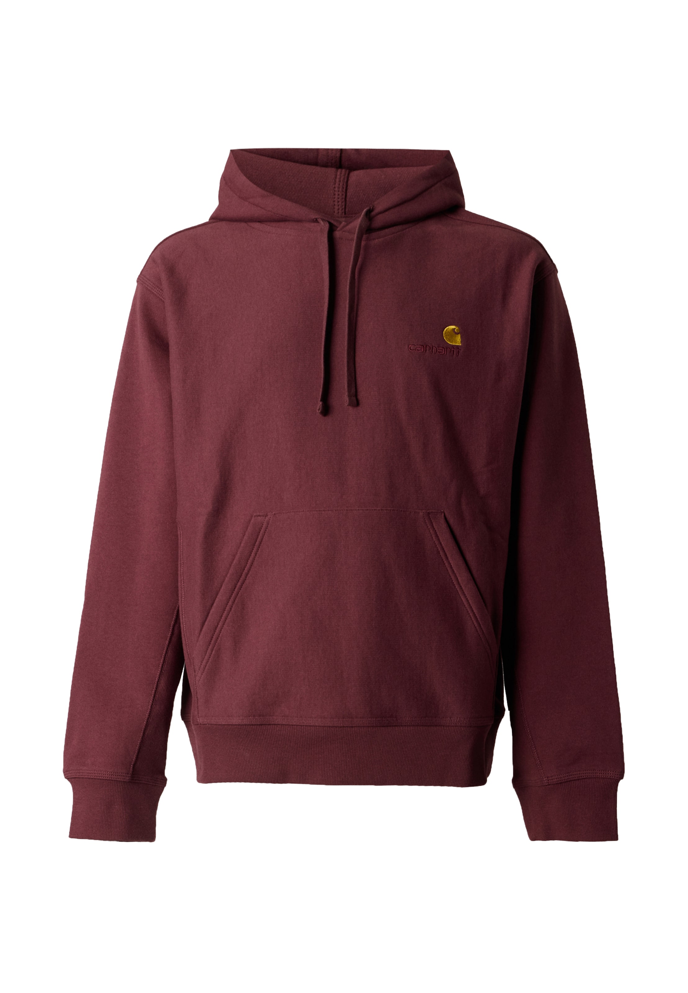 Carhartt WIP Sweatshirt 'American Script' in Rot: Vorderseite