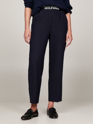 TOMMY HILFIGER - regular Pantalón de pinzas en azul: frente