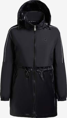 khujo Raincoat 'IZZA' in Black: front