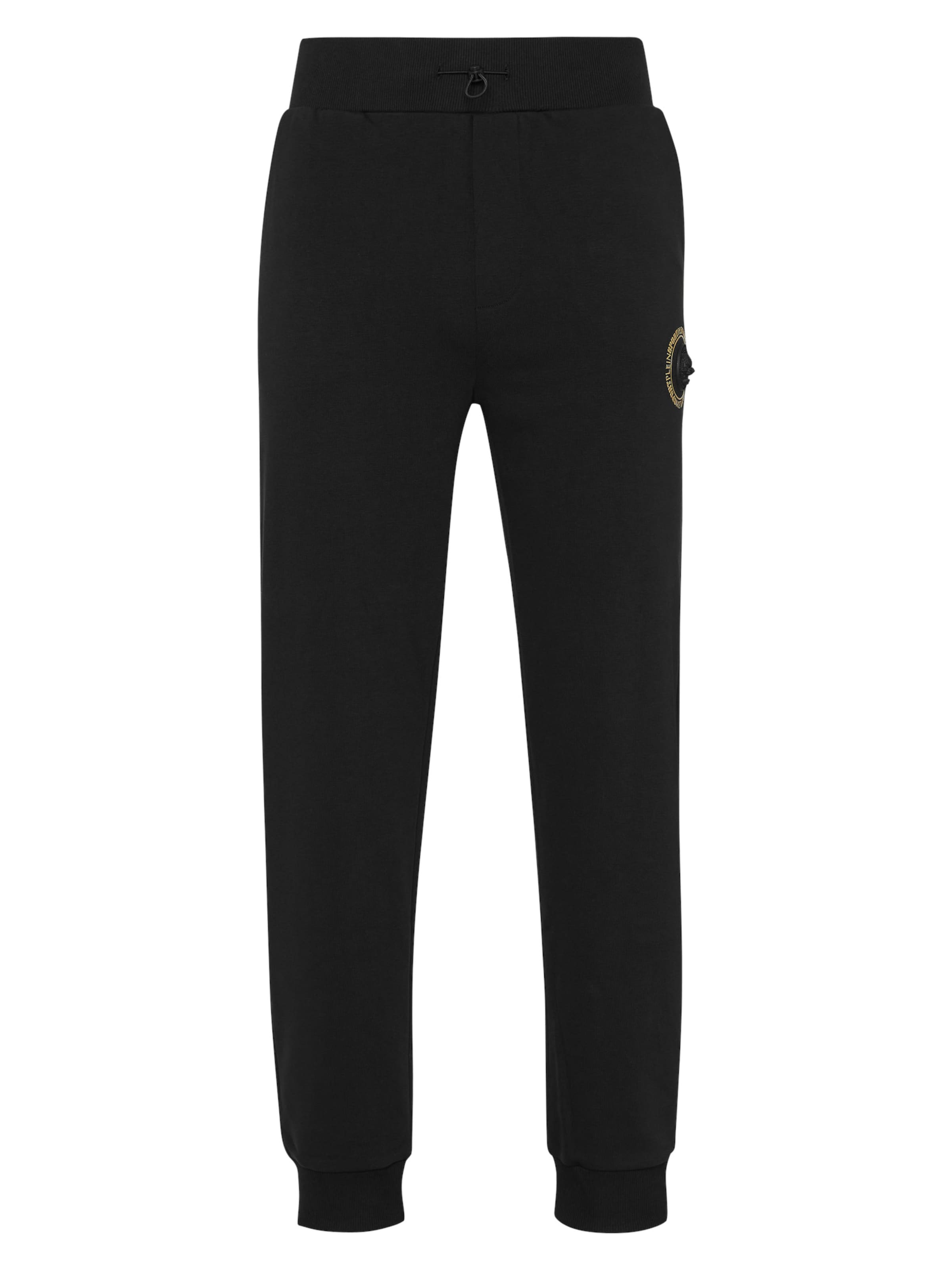 Tapered Pantaloni 'Tiger' di Plein Sport in nero: frontale