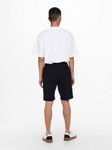 Only & Sons Regular Pants 'Neil' in Black