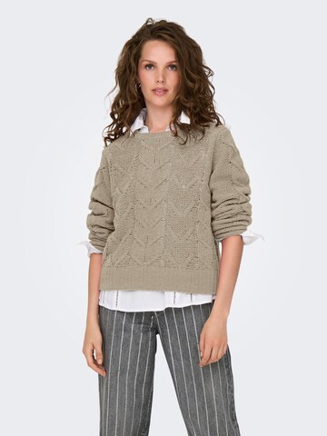 JDY Sweater 'JDYJOSIA FAY' in Beige: front