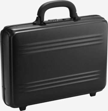 Zero Halliburton Briefcase in Black: front