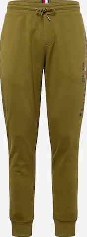 TOMMY HILFIGER Broek in Groen: voorkant