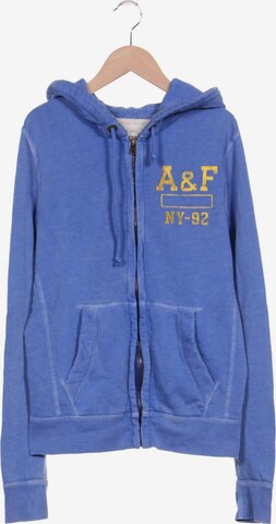 Abercrombie & Fitch Sweatshirt & Zip-Up Hoodie in S in Blue: front