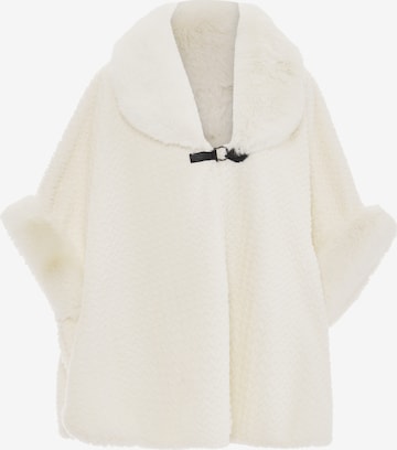 FRAULLY Cape in White: front