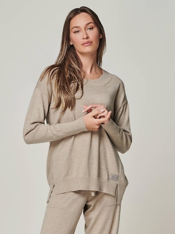 YOU LOOK PERFECT Pullover 'BELLA' in Grau: Vorderseite