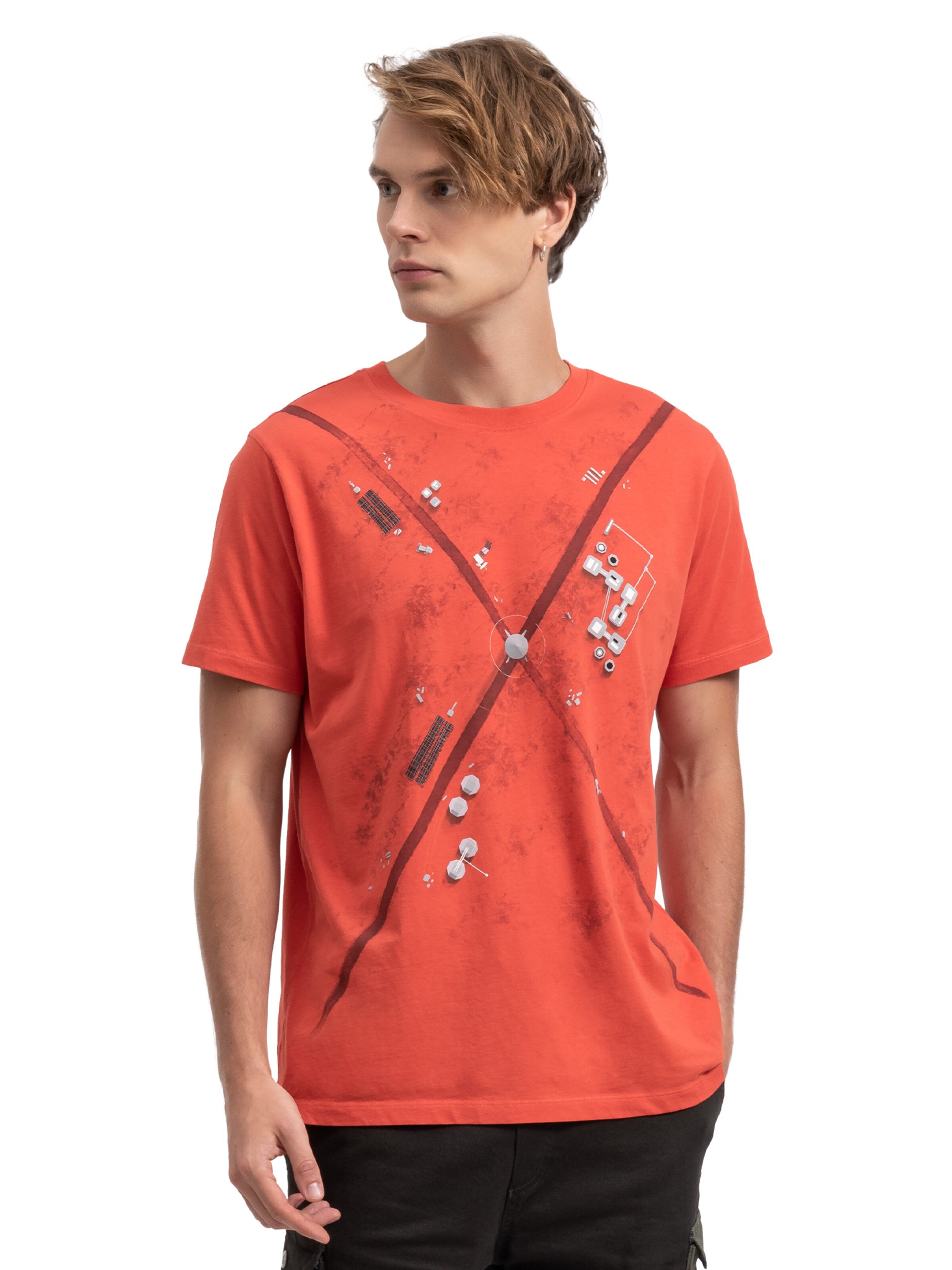 Maglietta 'Rodot' di Kaft in arancione: frontale