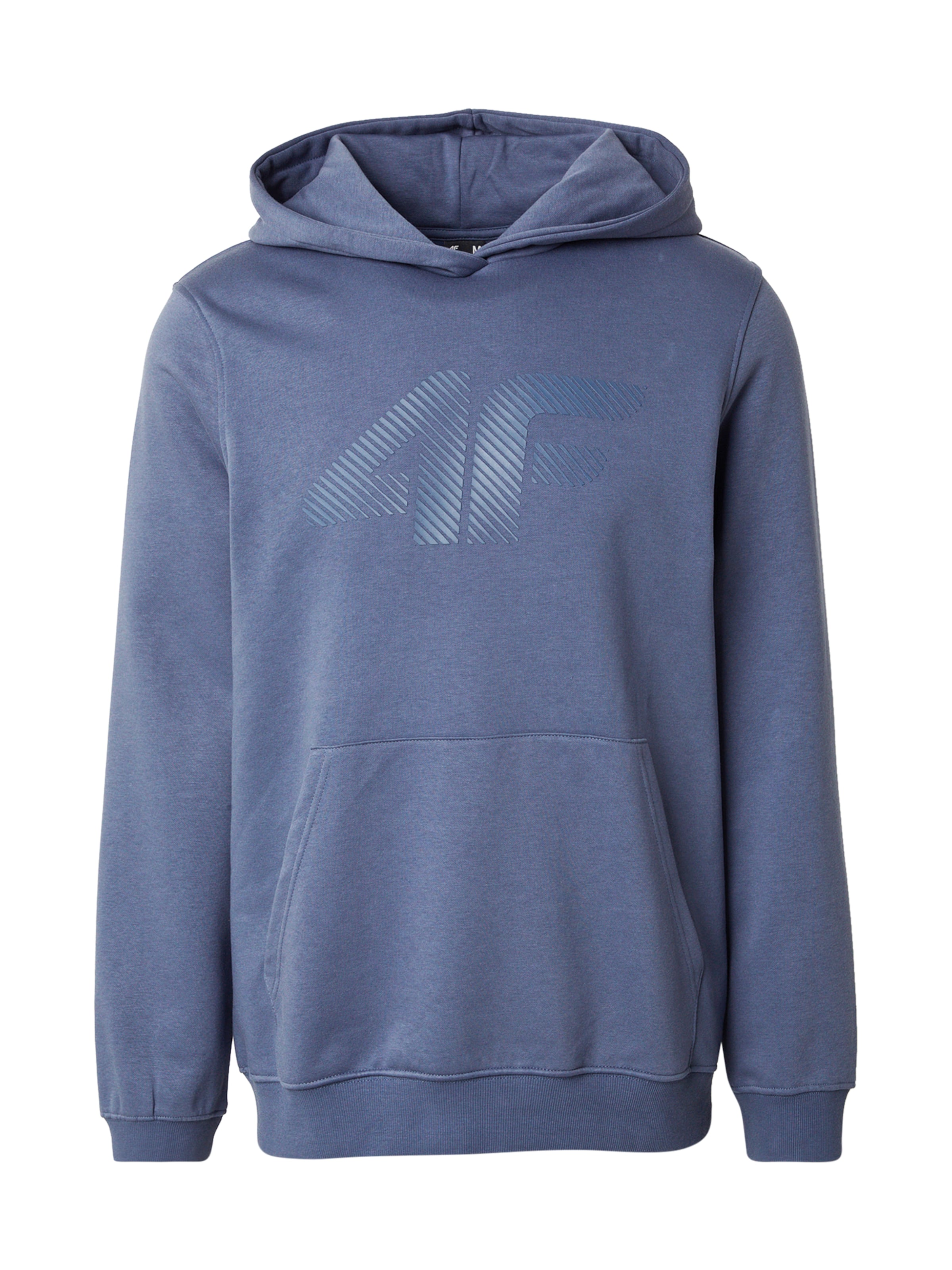 4F - Camiseta deportiva en azul: frente