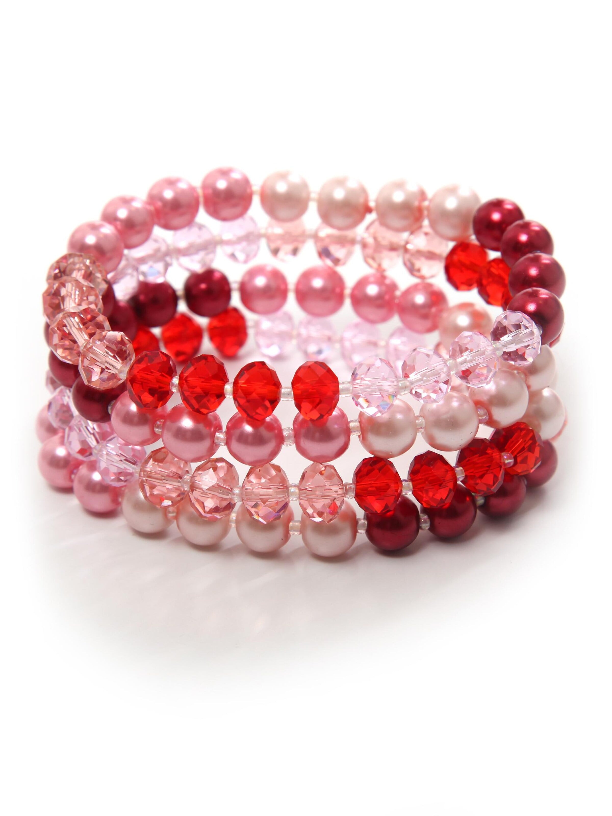 COLLEZIONE ALESSANDRO Bracelet 'Hella' in Red: front
