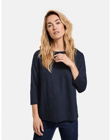 GERRY WEBER Sweatshirt in Blau