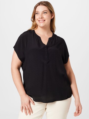 Tricou 'Tayra' de la ABOUT YOU Curvy pe negru: față