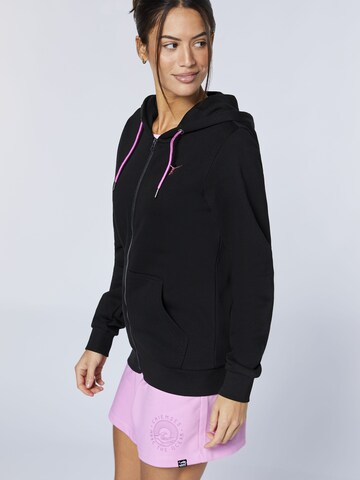 CHIEMSEE Sweatjacke in Schwarz