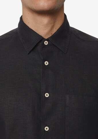 Marc O'Polo Regular Fit Hemd in Schwarz