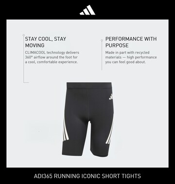 Skinny Pantalon de sport 'Adi365 Iconic' ADIDAS PERFORMANCE en noir