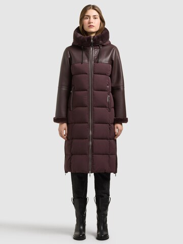 khujo Wintermantel 'Miryam' in Rood