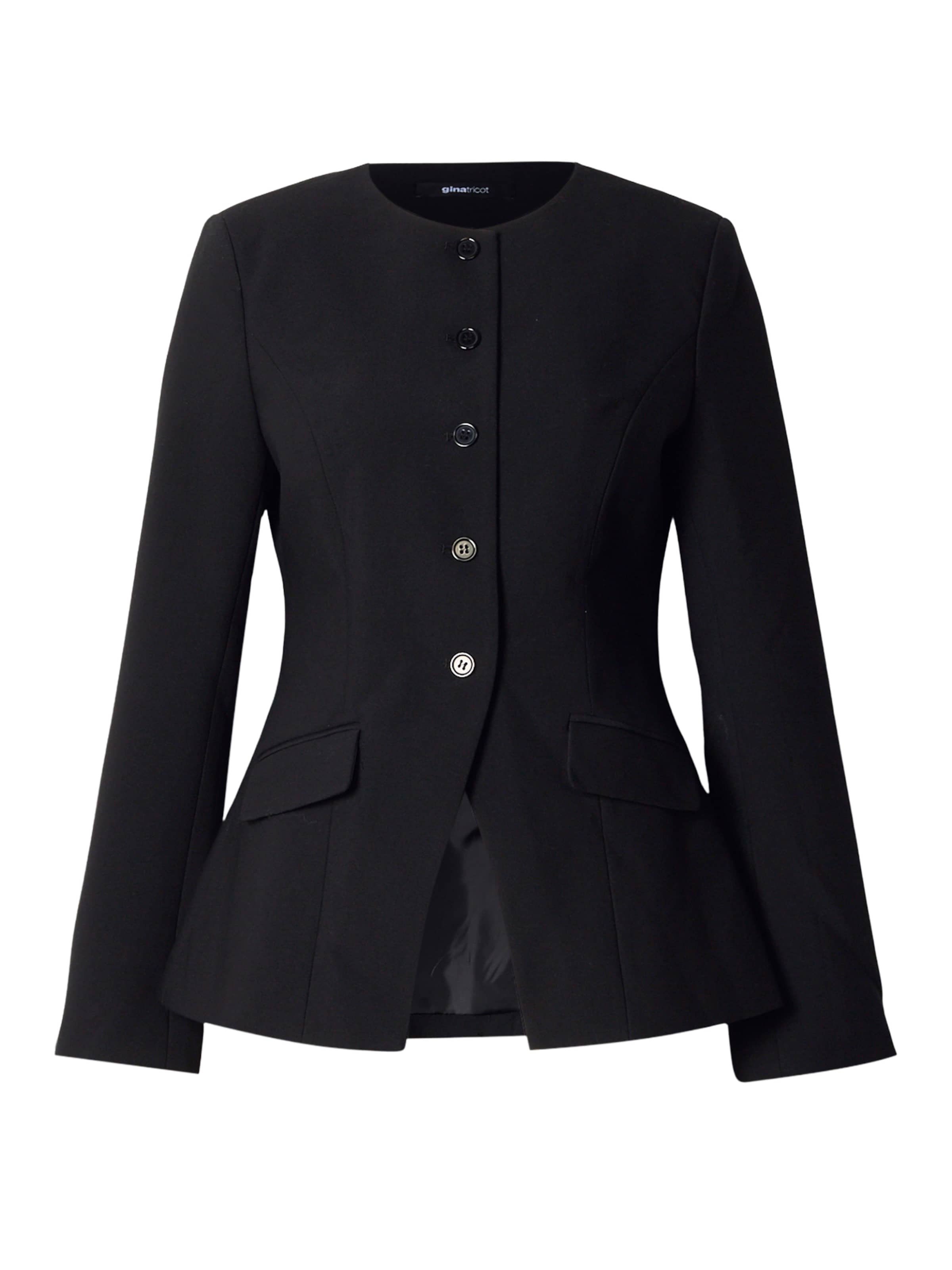 Blazer di Gina Tricot in nero: frontale