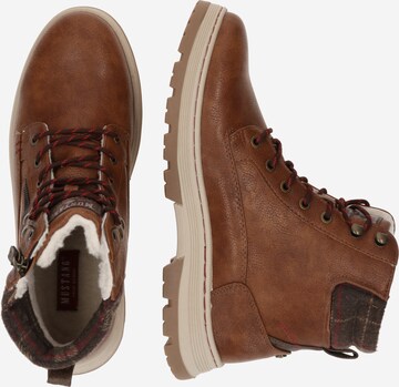 MUSTANG Lace-up boots in Brown