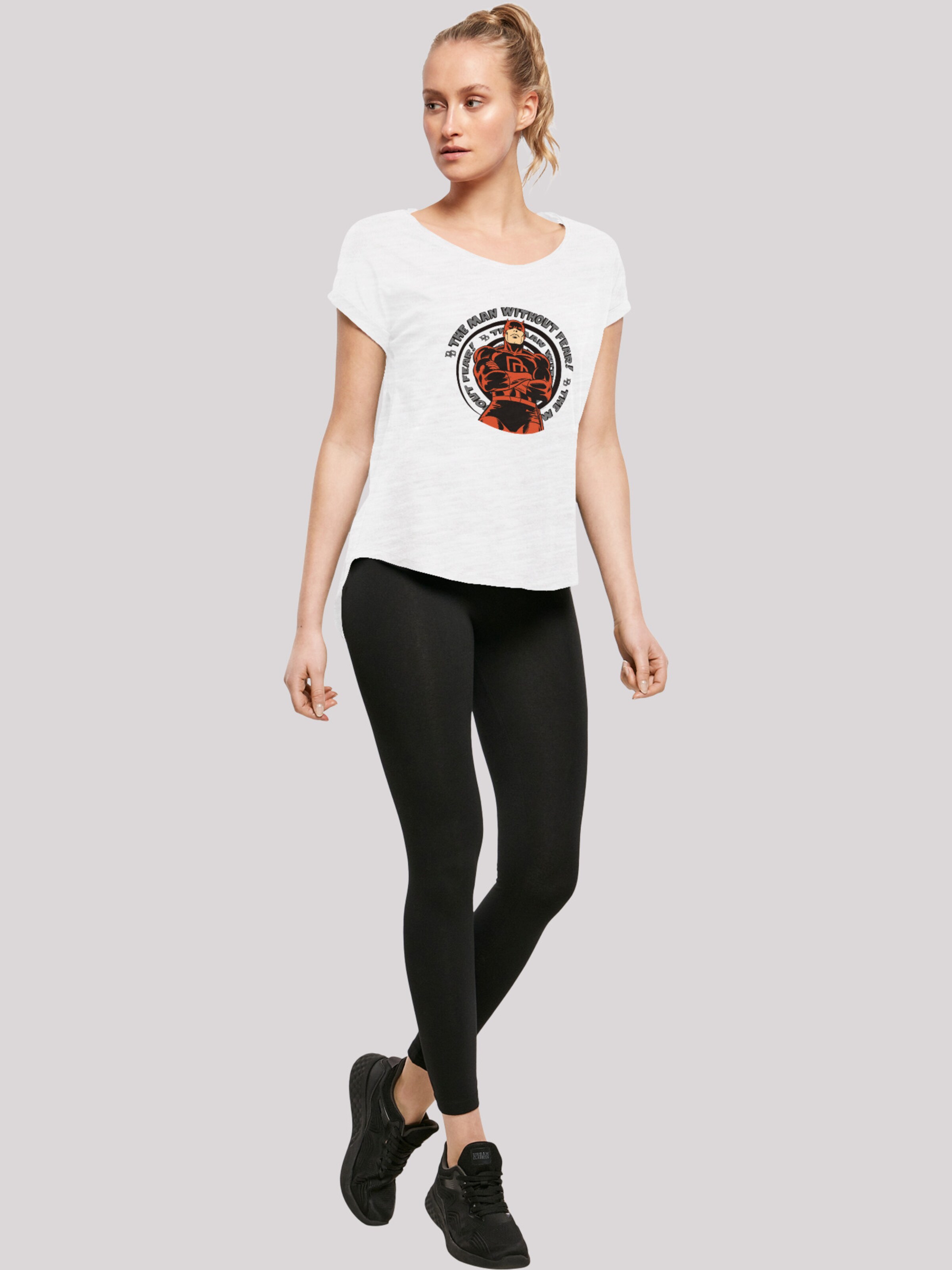 Frauen Shirts & Tops F4NT4STIC Shirt 'Marvel Daredevil Spiral' in Weiß - MK79166