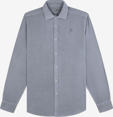 Fit confort Chemise 'Corduroy' Scalpers en gris : devant