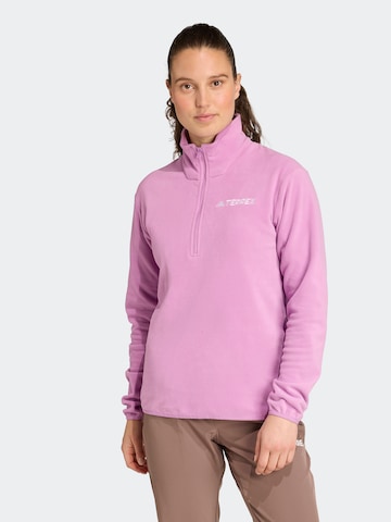 ADIDAS TERREX Sporttrui 'ESS' in Lila: voorkant