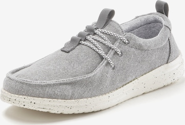 Chaussure à lacets JOHN DEVIN en gris : devant