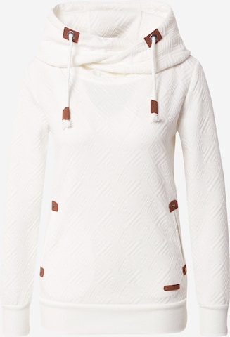 Hailys Sweatshirt 'Janette' in White: front