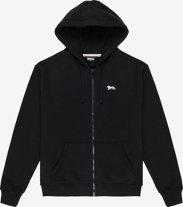 LONSDALE Collegetakki 'Glapthorn' värissä musta: etupuoli