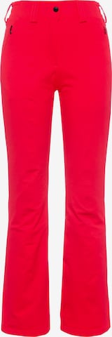 CMP Workout Pants in Red: front