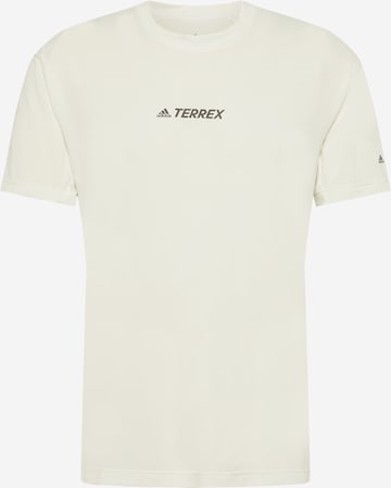 ADIDAS TERREX Functioneel shirt 'Alla' in Wit: voorkant