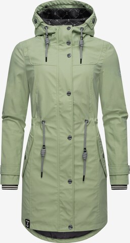 Peak Time Raincoat in Green