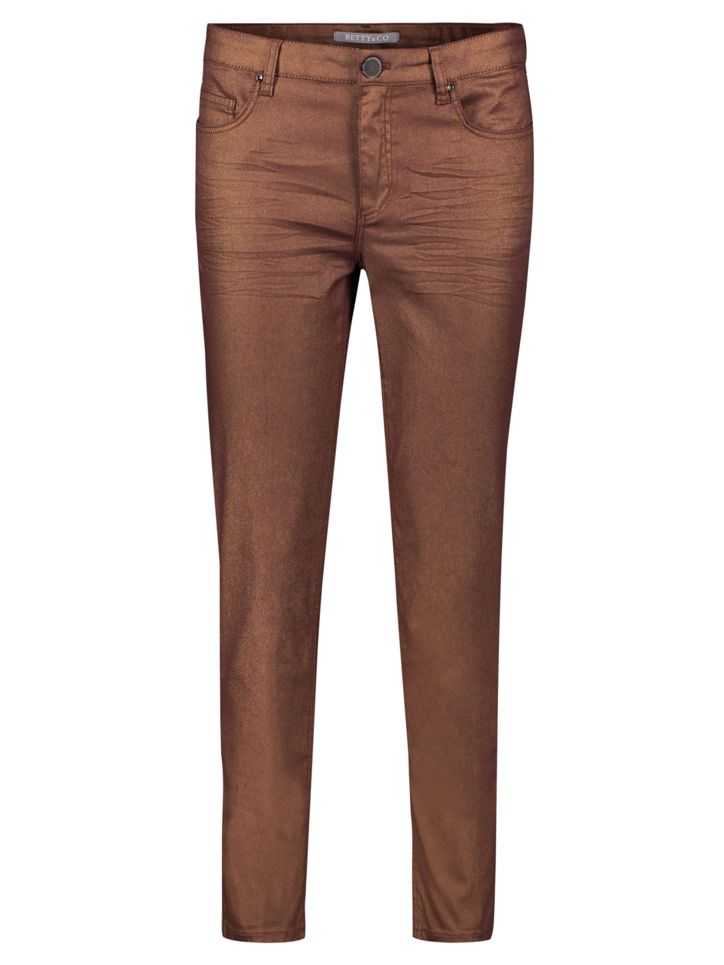 Slimfit Jeans di Betty & Co in marrone: frontale